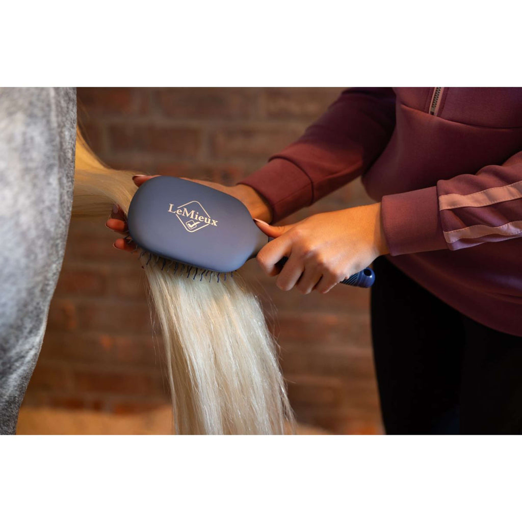 LeMieux Mane and Tail Brush Tangle Tidy Powder Blue