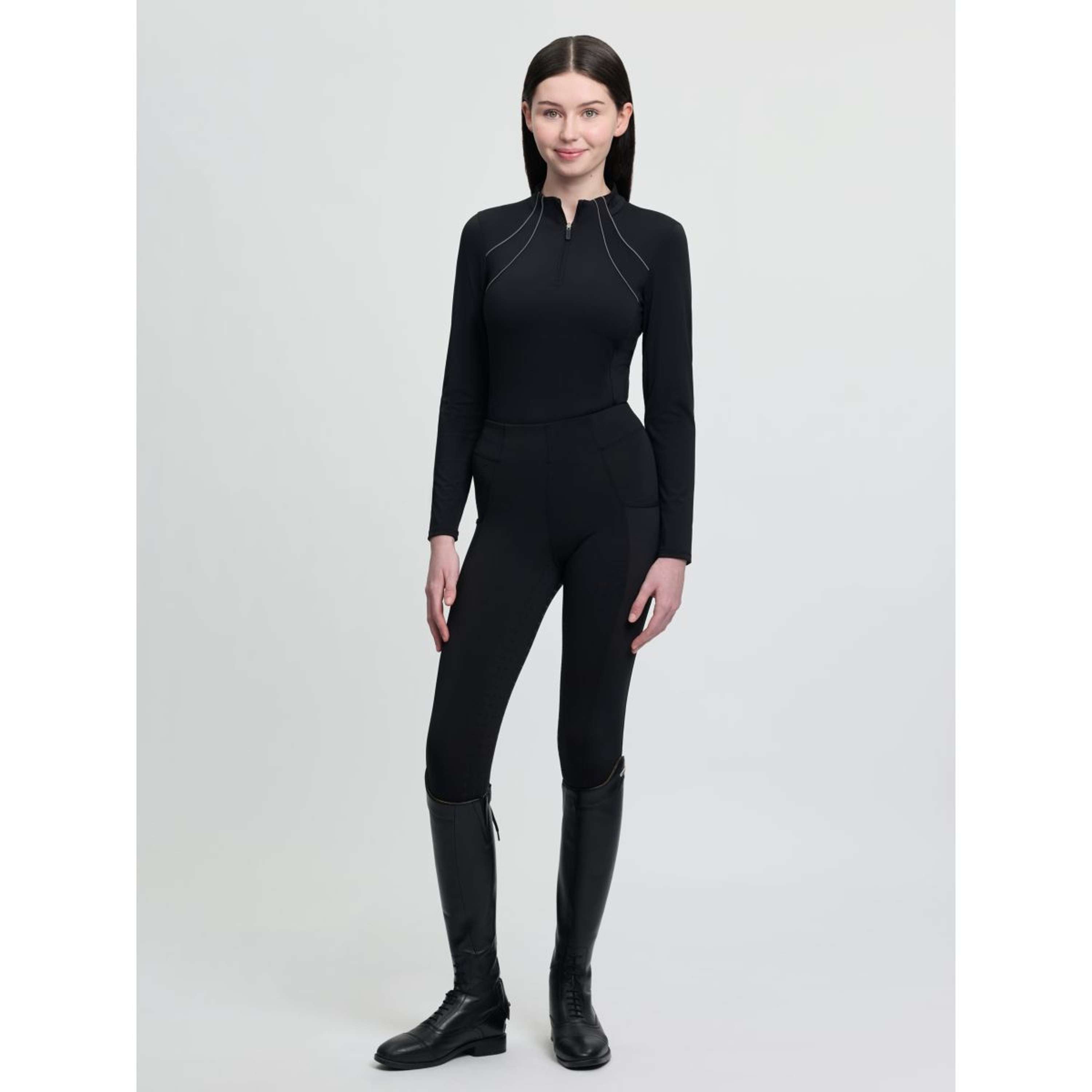 LeMieux Base Layer Young Rider Airflow Black