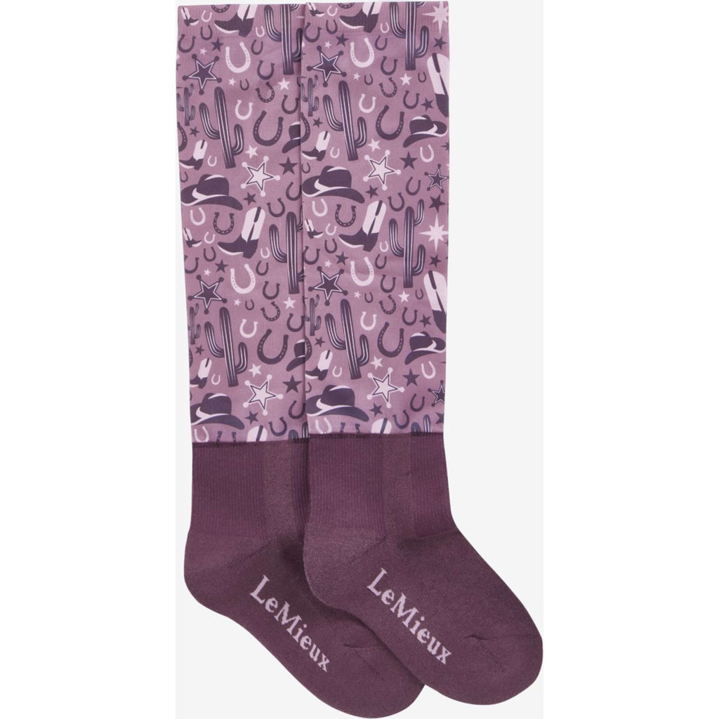 LeMieux Socks Footsie Western Pink