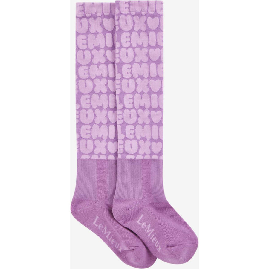 LeMieux Socks Footsie Bubble Fondant