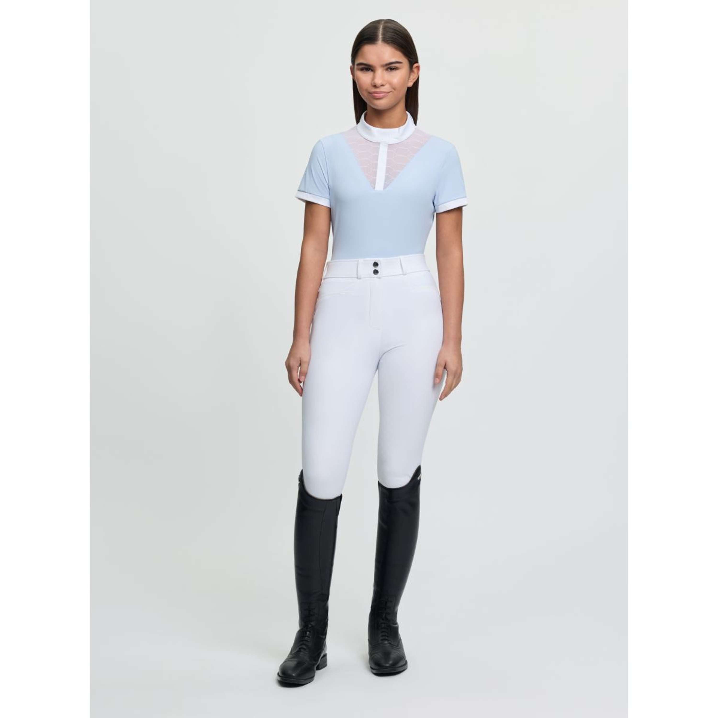 LeMieux Competition Shirt Young Rider Eva Mist