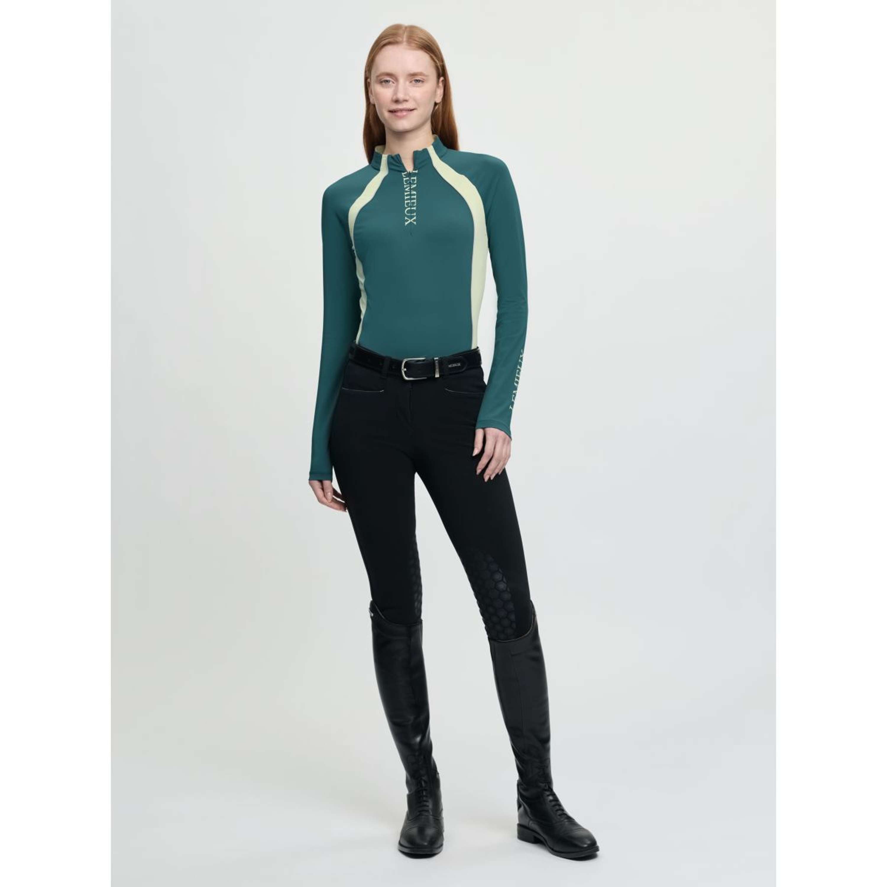 LeMieux Base Layer Philippa Mesh Long Sleeves Jungle