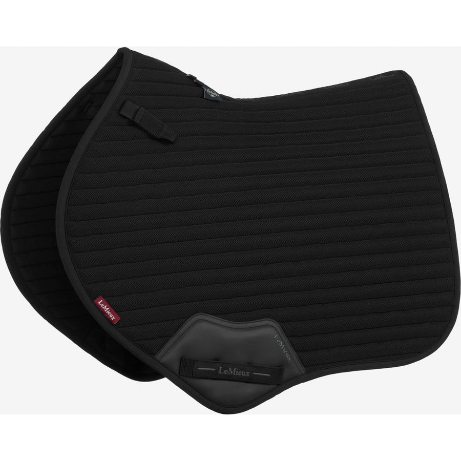 LeMieux Saddlepad Air-Tek Mesh Close Contact Square Jumping Black