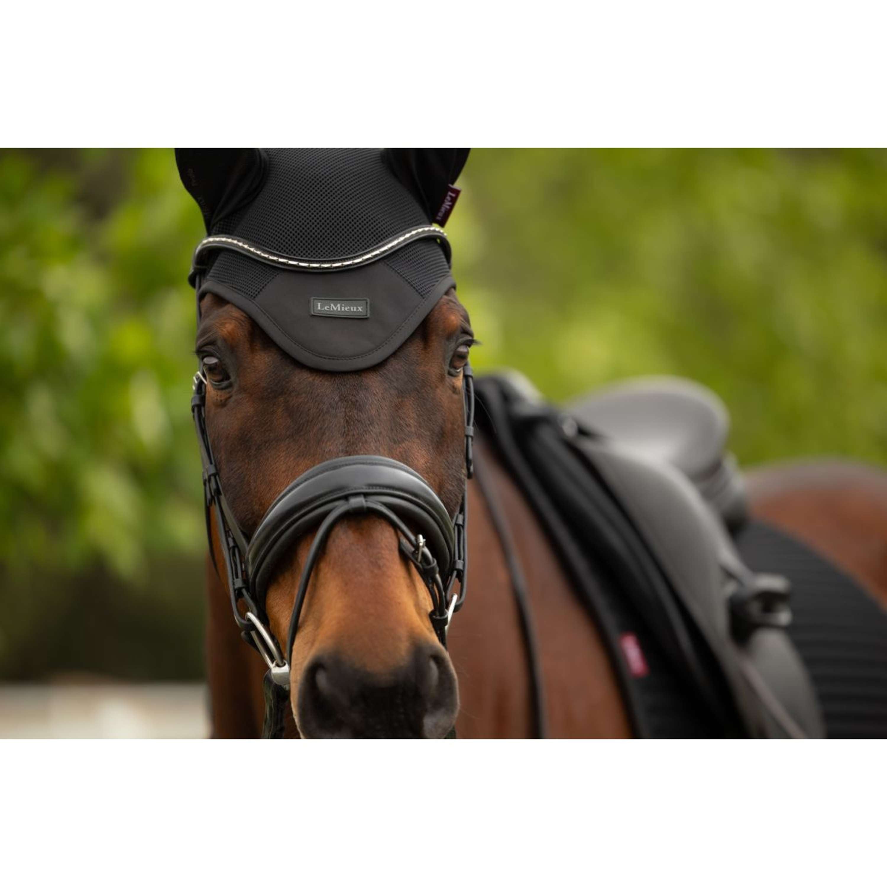 LeMieux Ear Bonnet Air-Tek Mesh Black
