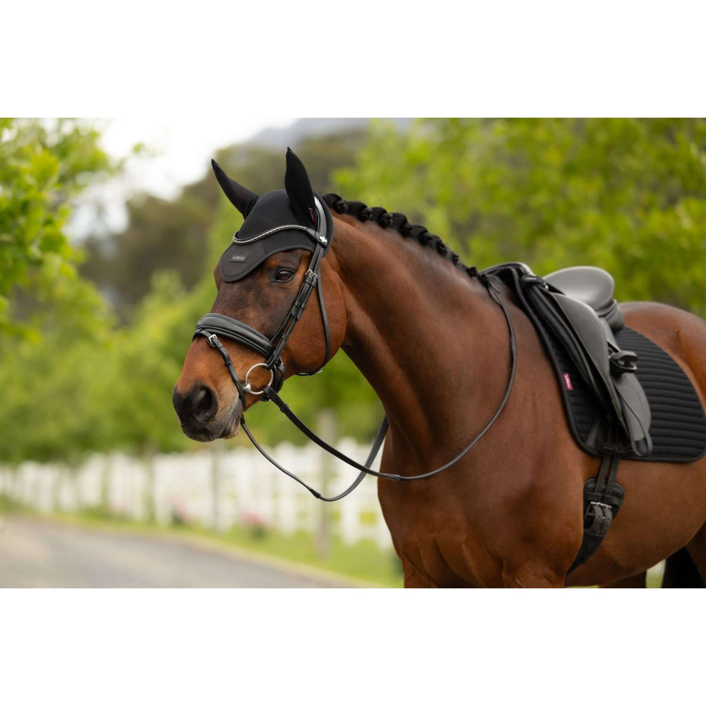 LeMieux Ear Bonnet Air-Tek Mesh Black