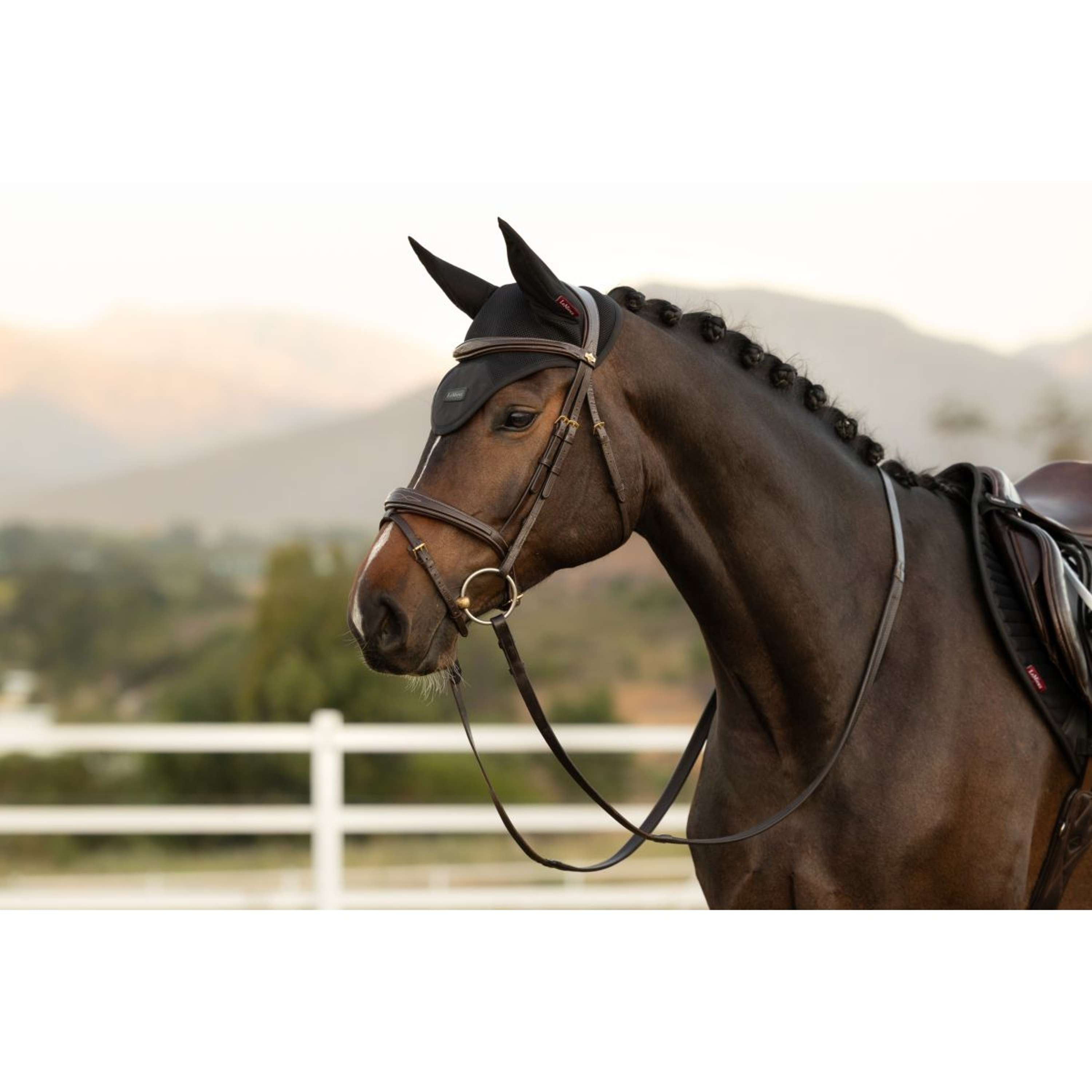 LeMieux Ear Bonnet Air-Tek Mesh Black