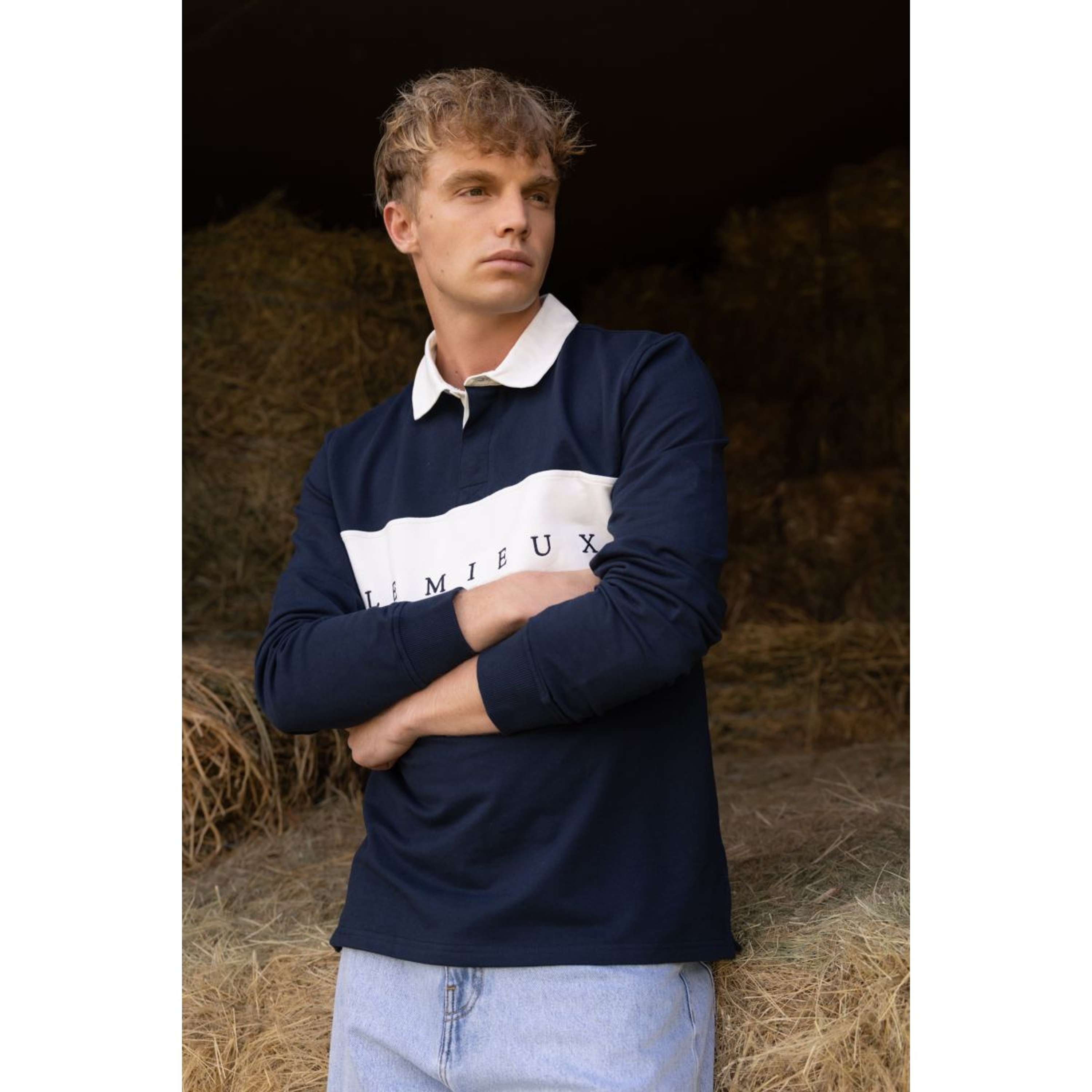 LeMieux Rugbyshirt Men Navy