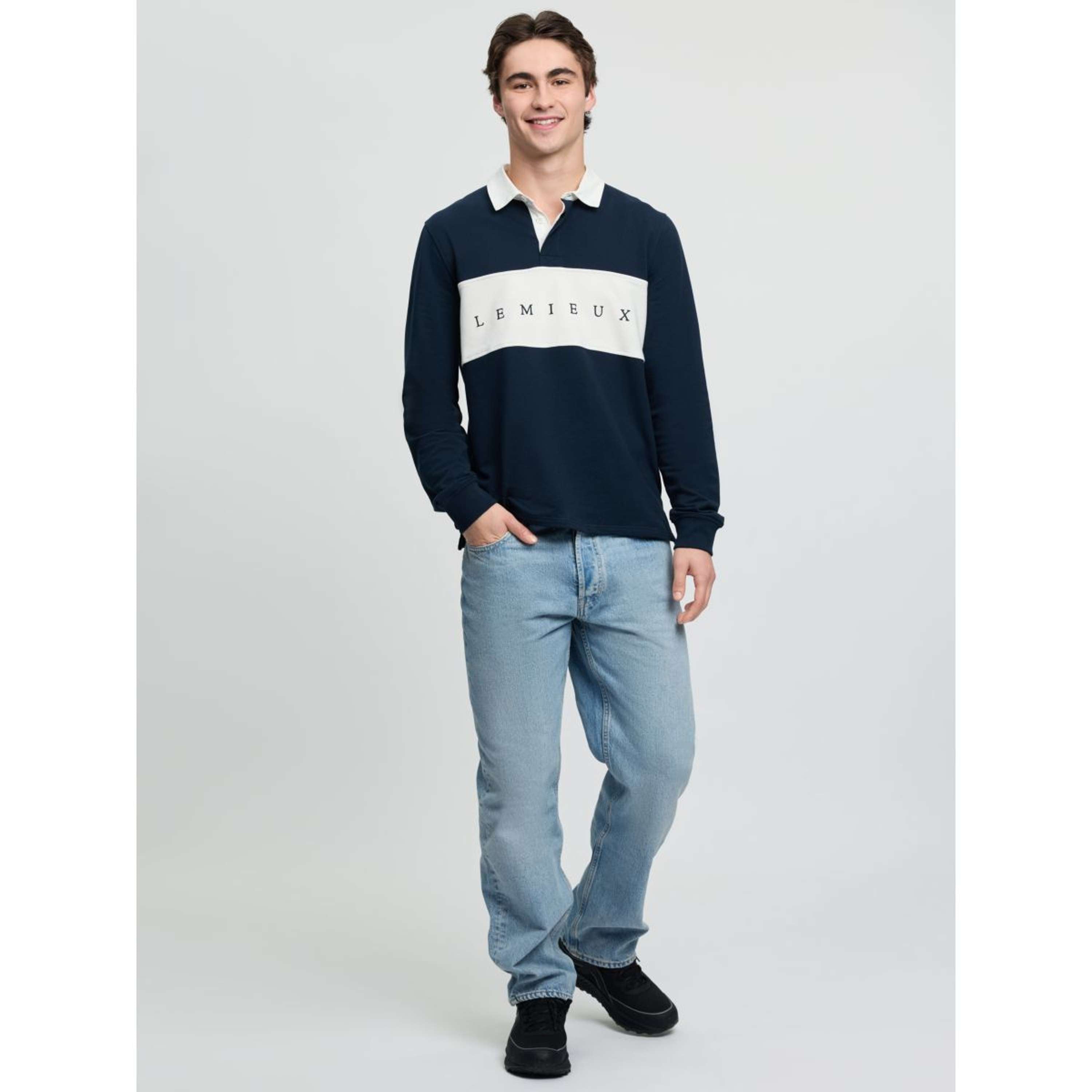 LeMieux Rugbyshirt Men Navy