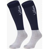 LeMieux Socks Competition Twin Pack Navy