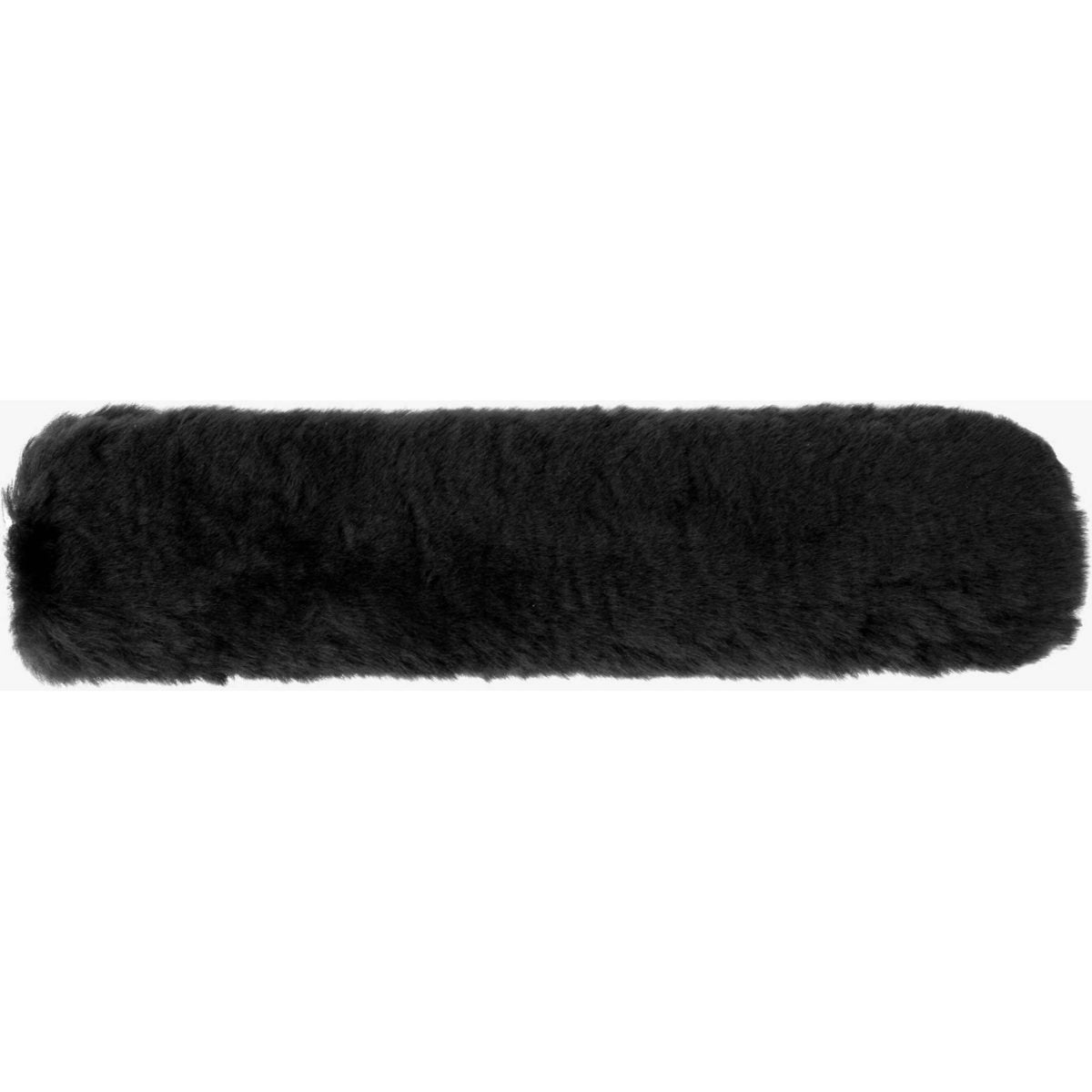 LeMieux Fur Padded Nose Band Faux Lambswool Black