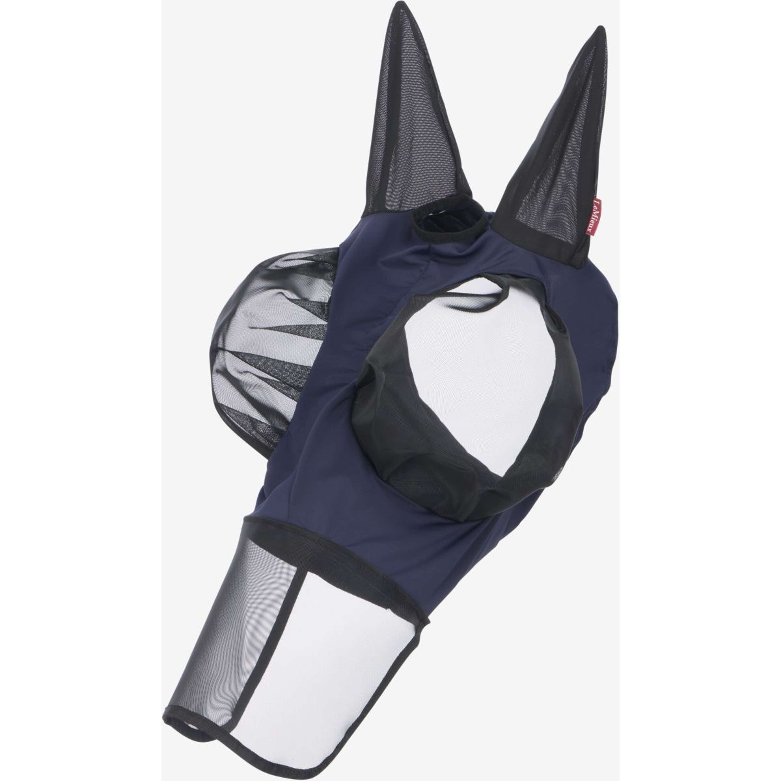 LeMieux Fly Mask Bug Relief With Nose Protection Navy