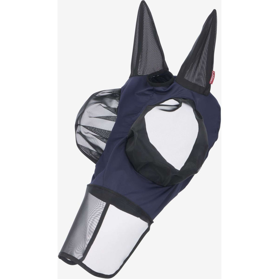 LeMieux Fly Mask Bug Relief With Nose Protection Navy