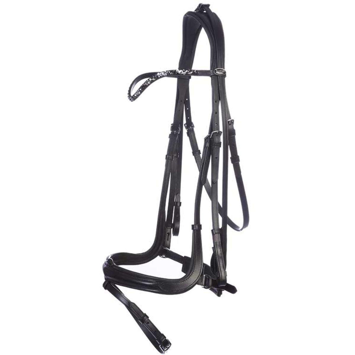 Kavalkade Snaffle Bridle Ivonne Black