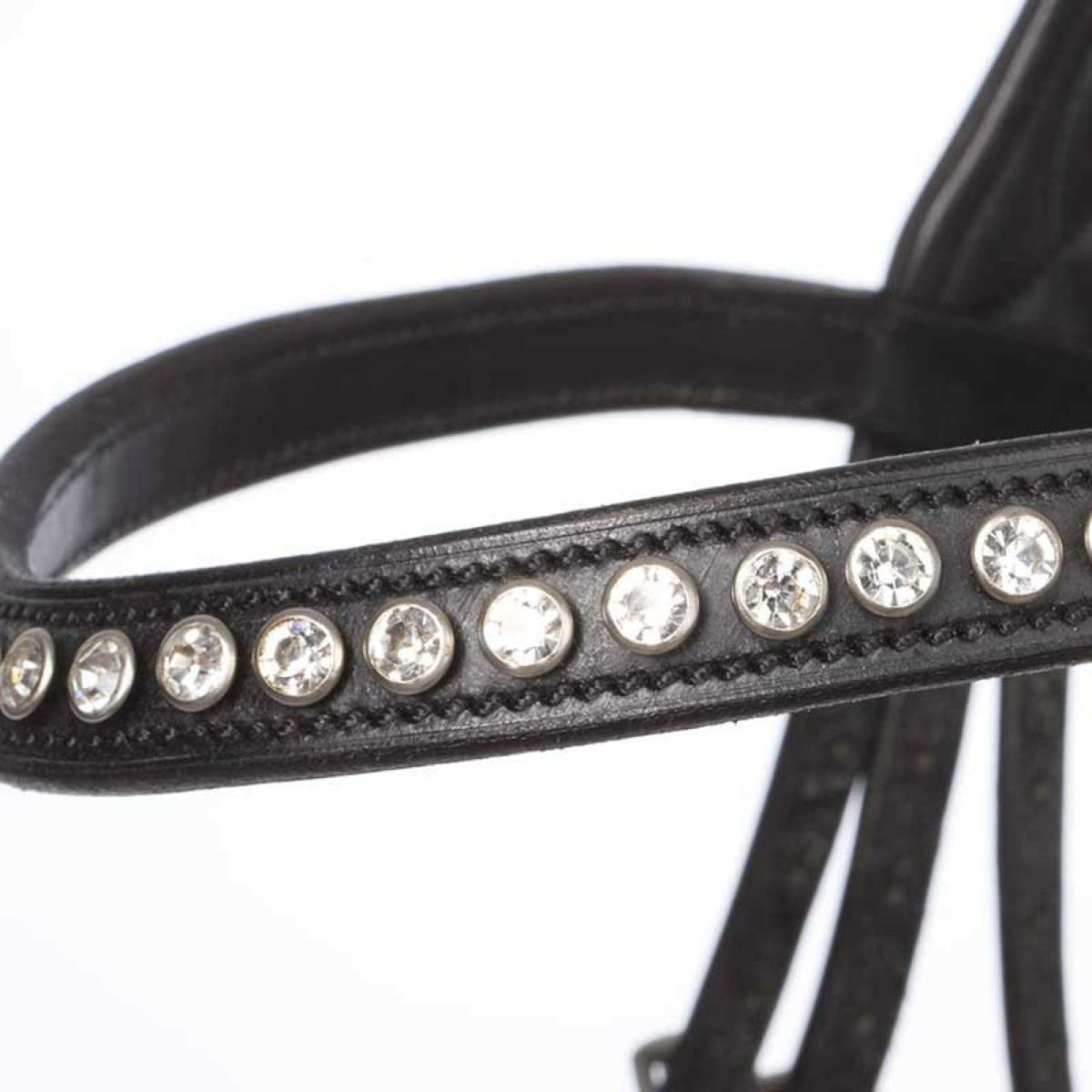 Kavalkade Bridle Charlotte DR Black/White/Lack