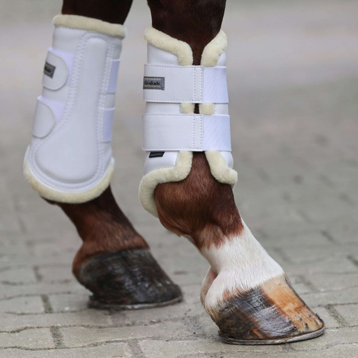 Kavalkade Dressageboots with Fake Fur White