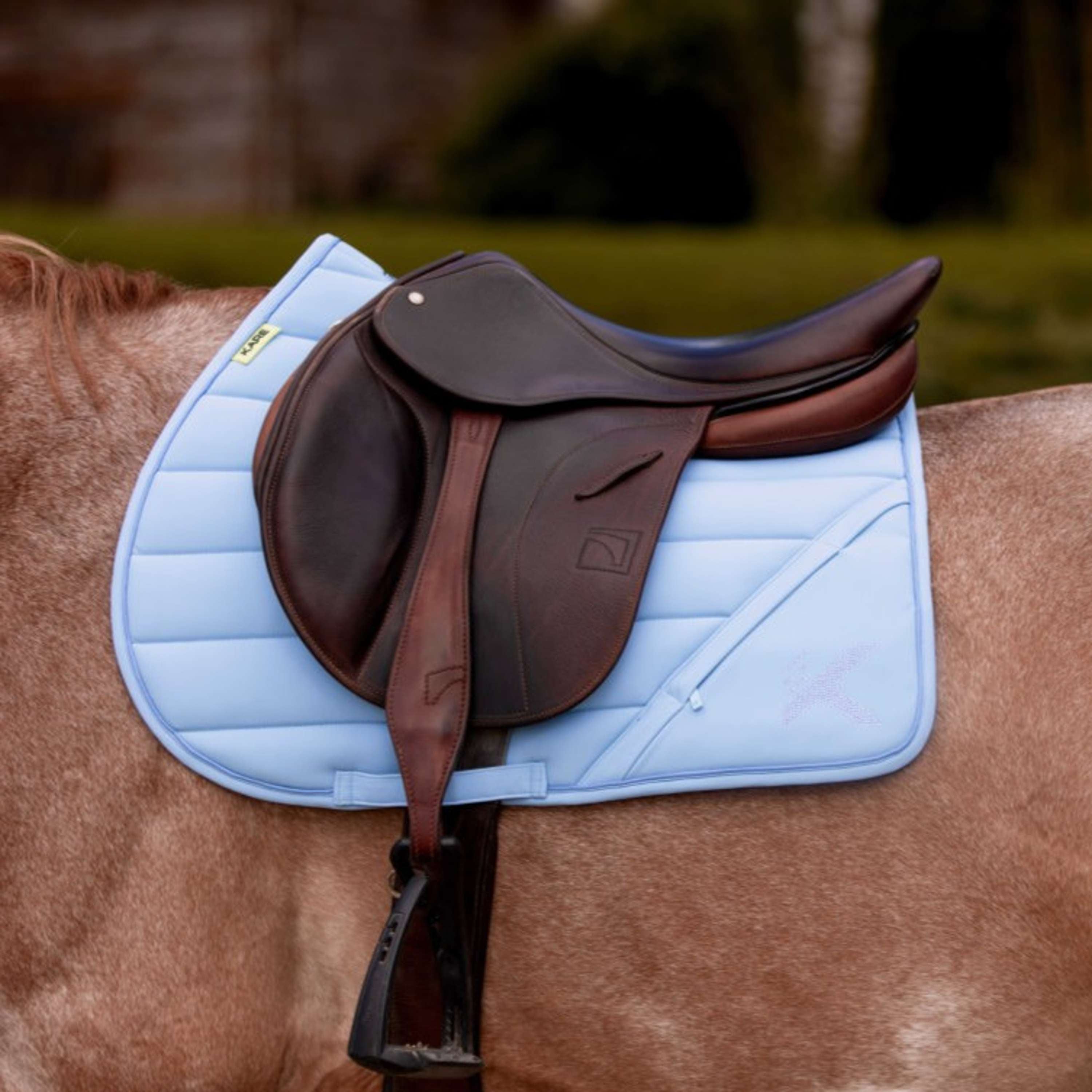 K by EQUITHÈME Saddlepad Vega All Purpose Sky Blue
