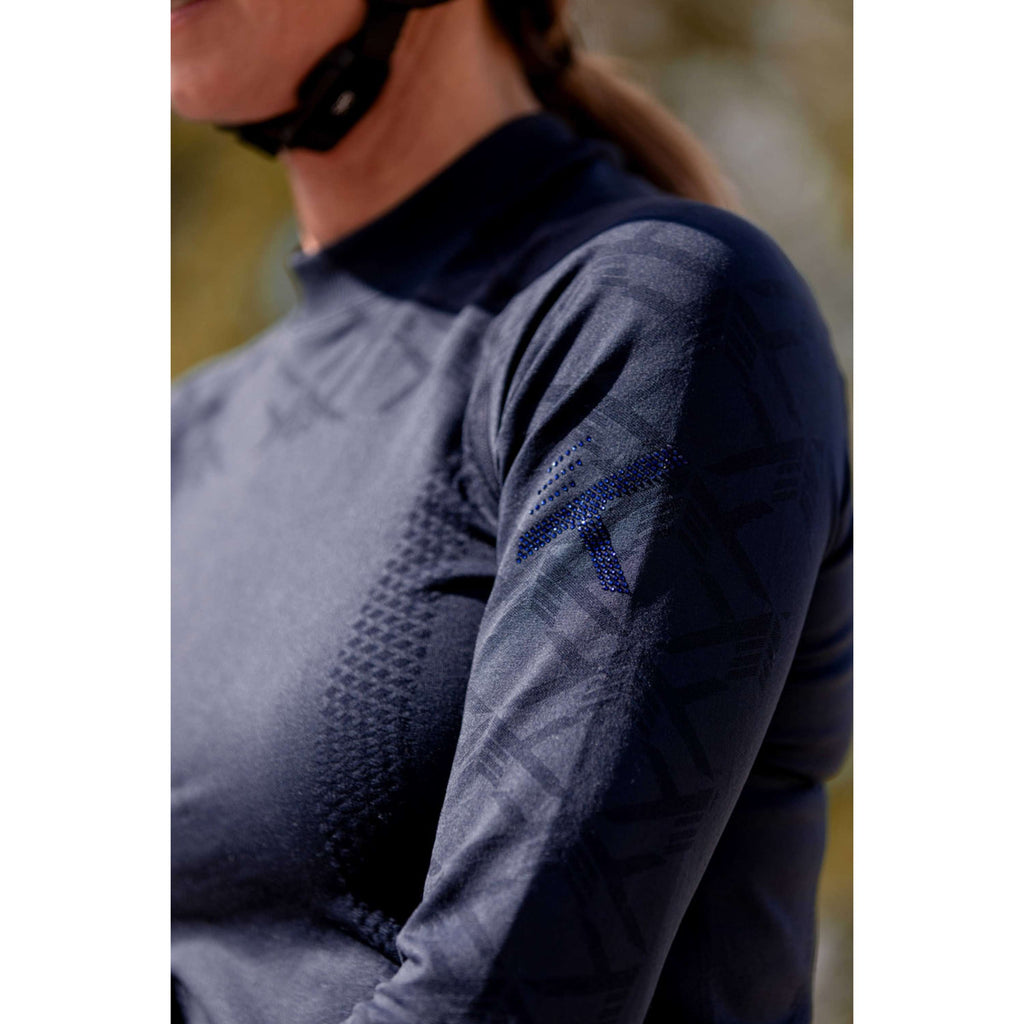 K by EQUITHÈME Base Layer Agility Seamless Navy