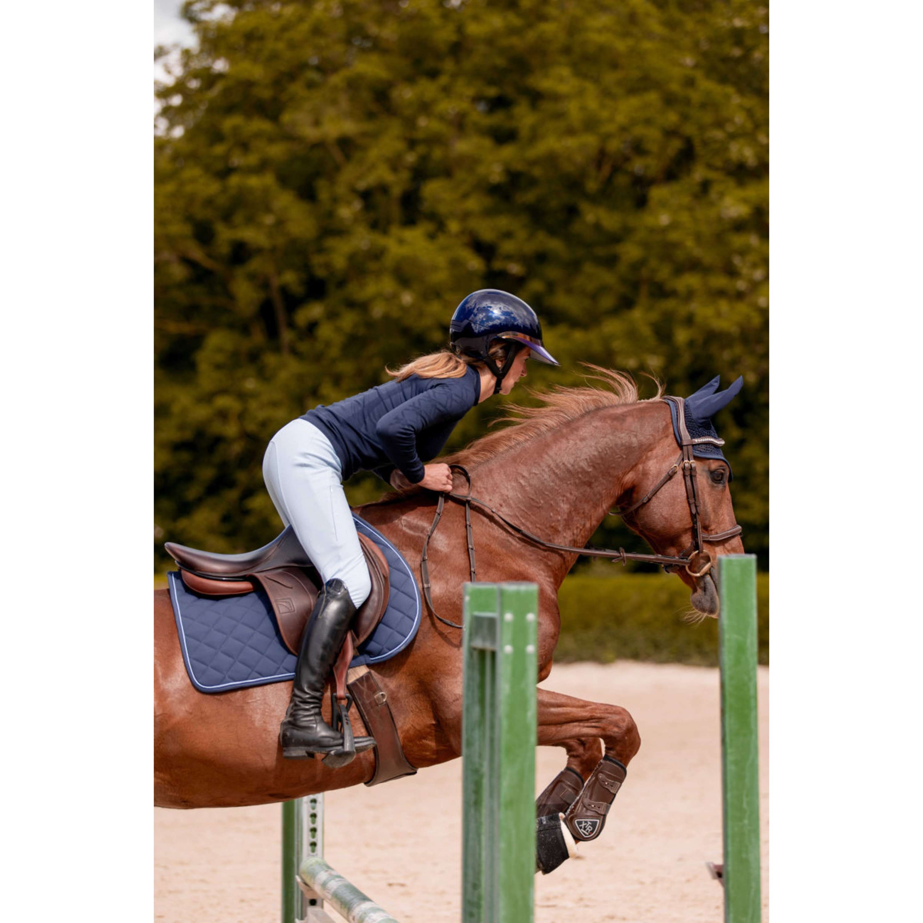 K by EQUITHÈME Base Layer Agility Seamless Navy