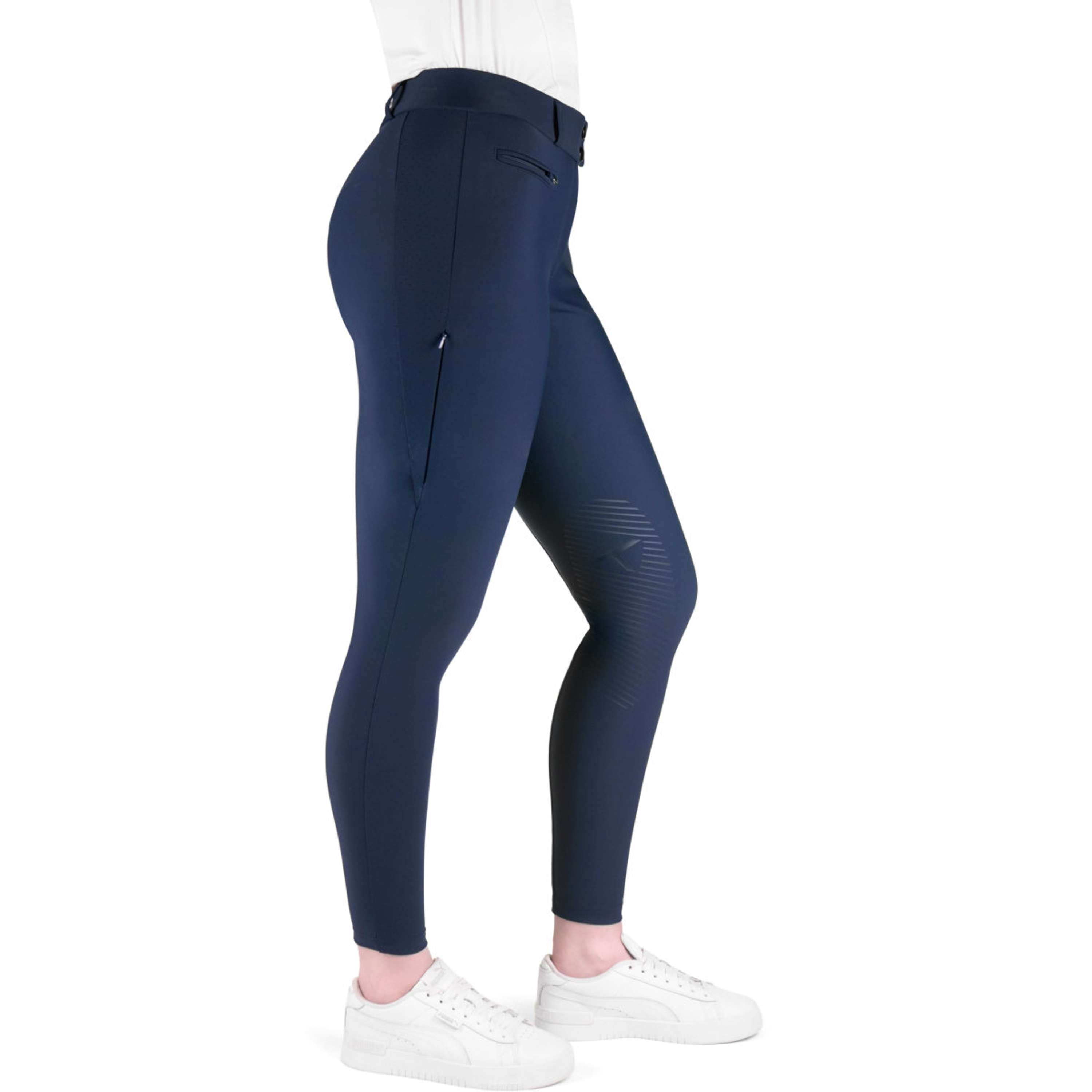 K by EQUITHÈME Breeches Explore Full Grip Navy