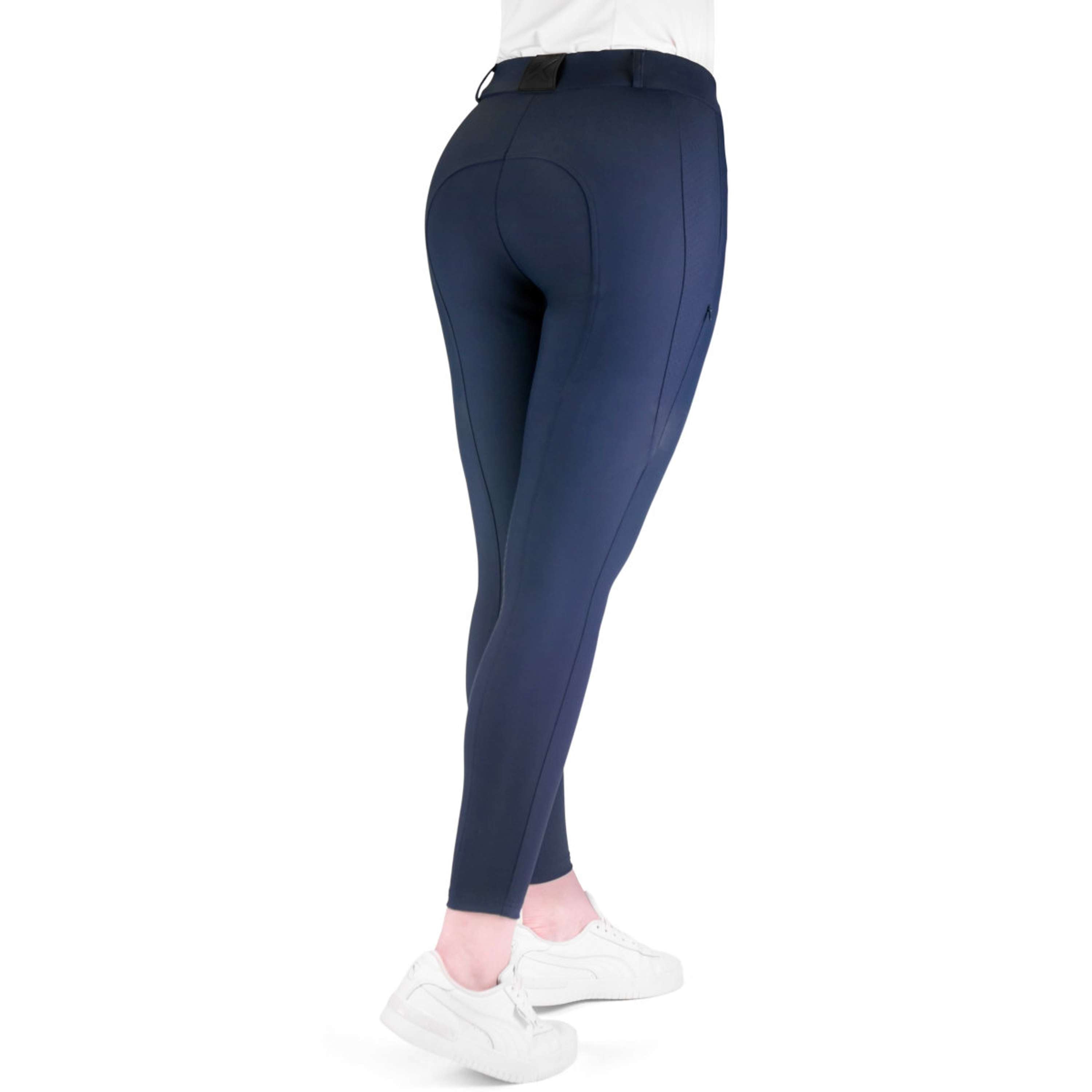 K by EQUITHÈME Breeches Explore Full Grip Navy