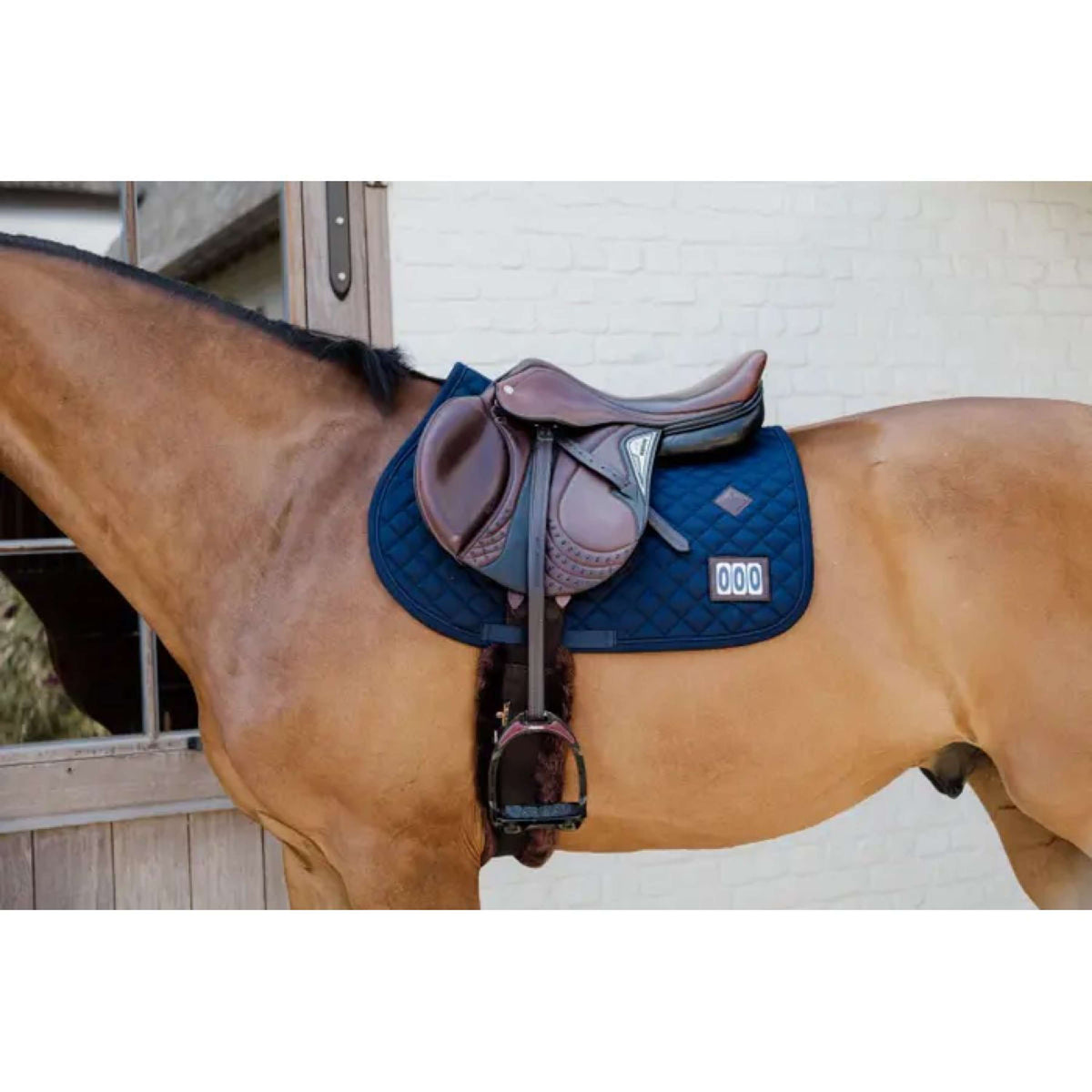 Kentucky Horsewear Saddlepad Diamond Competiton Jumping Navy