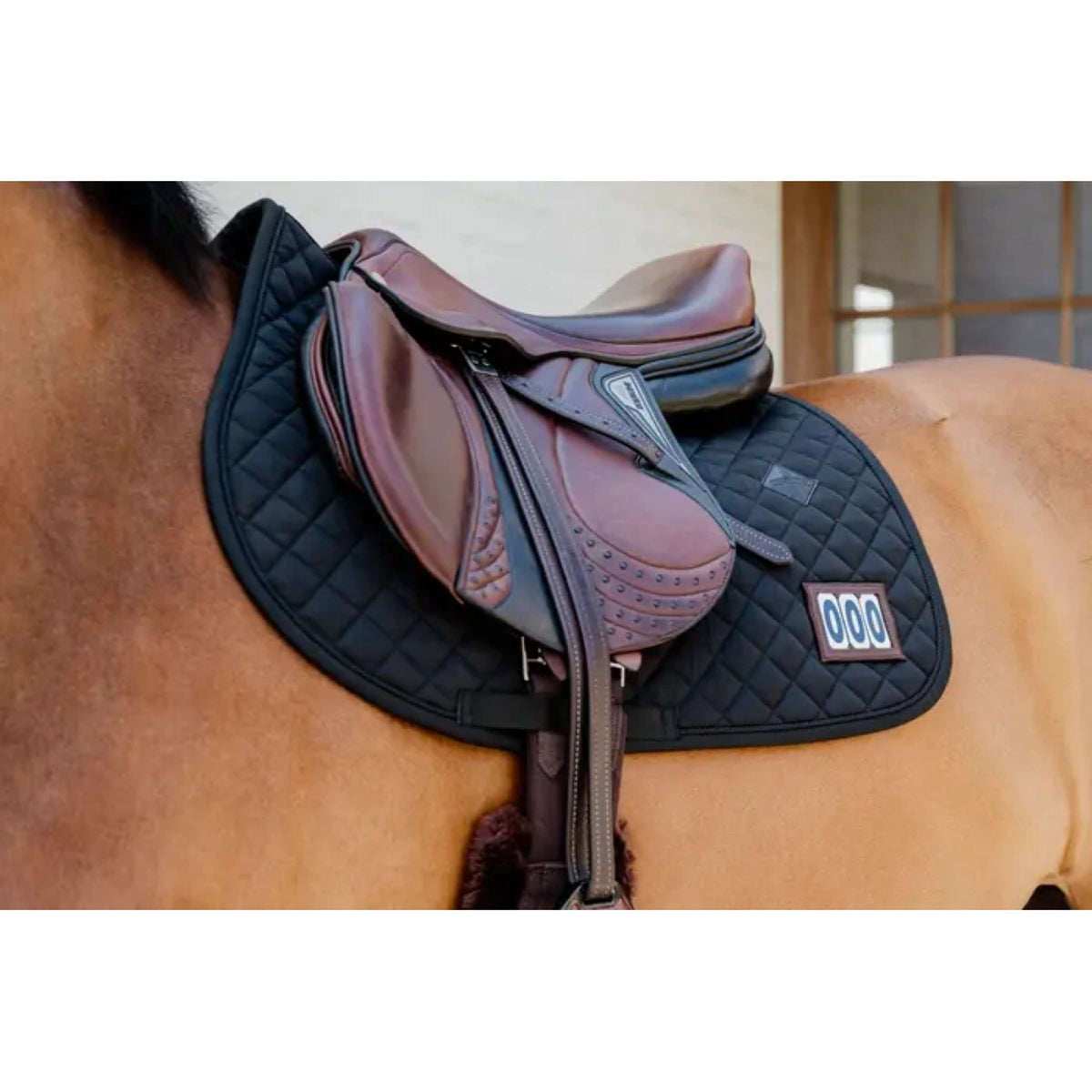 Kentucky Horsewear Saddlepad Diamond Competiton Jumping Black