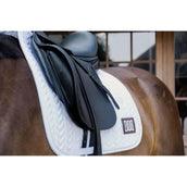 Kentucky Horsewear Saddlepad Fishbone Competiton Dressage White