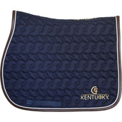 Kentucky Saddlepad Navy/White/Brown