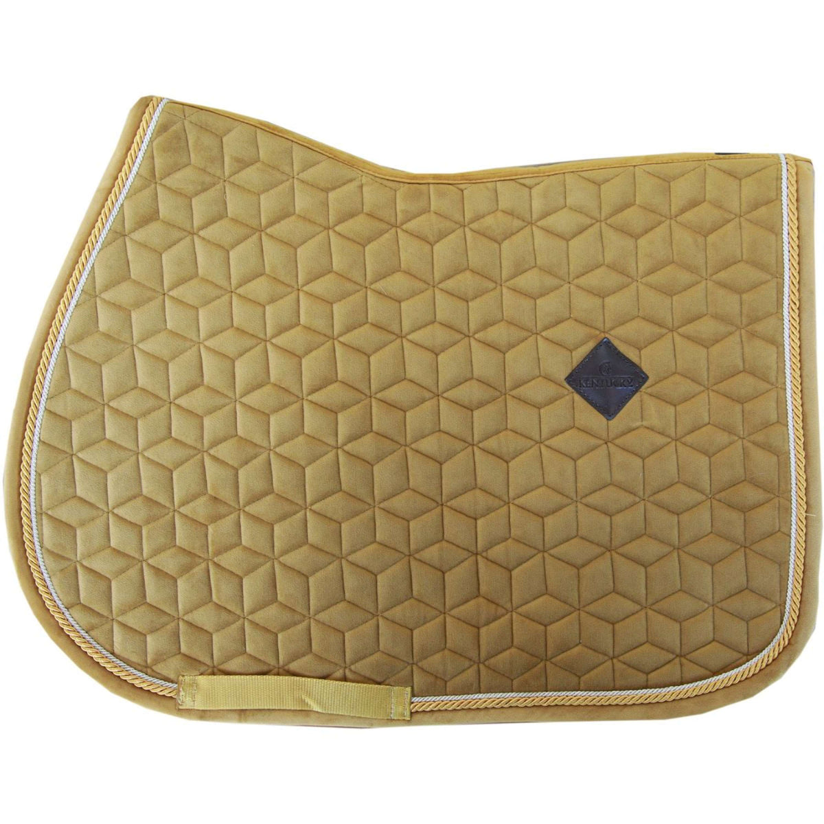 Kentucky Saddlepad Velvet Mustard