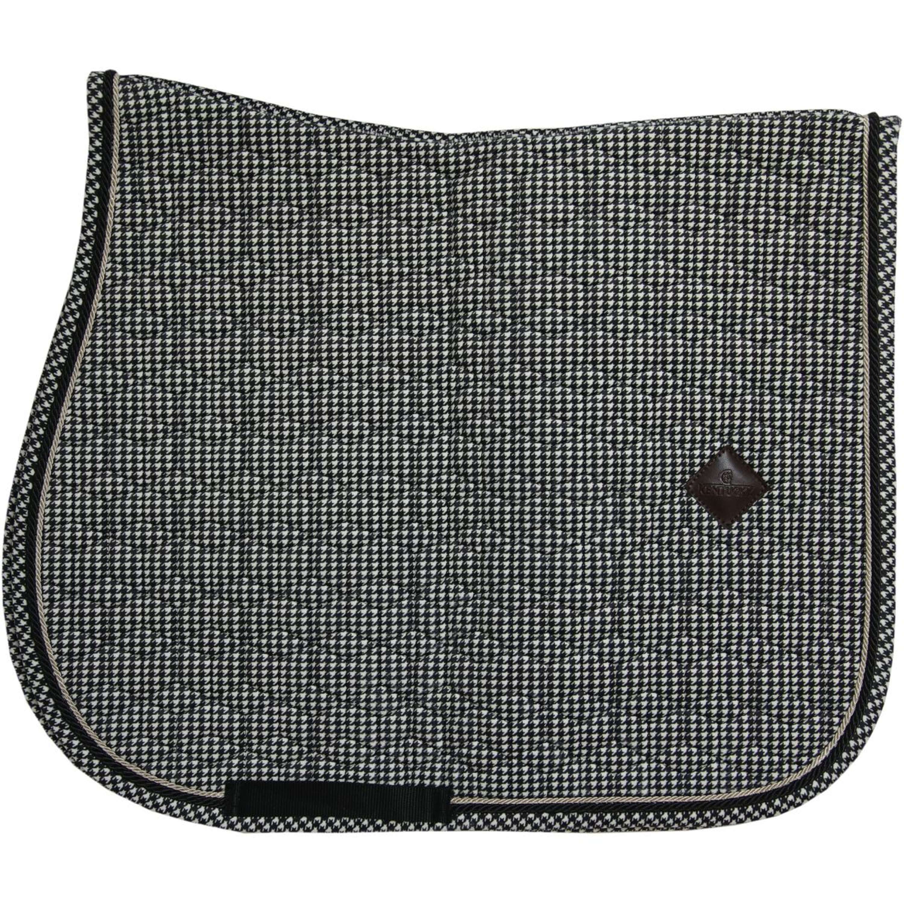 Kentucky Saddlepad Pied-de-Poule Jumping Black