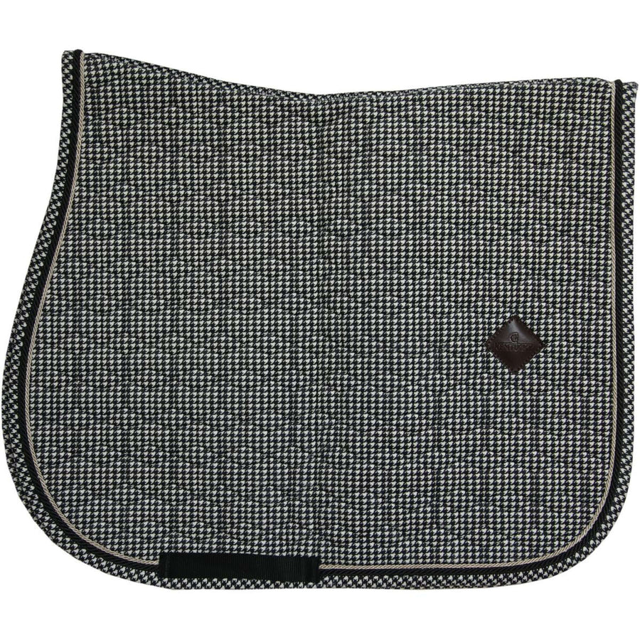 Kentucky Saddlepad Pied-de-Poule Jumping Black