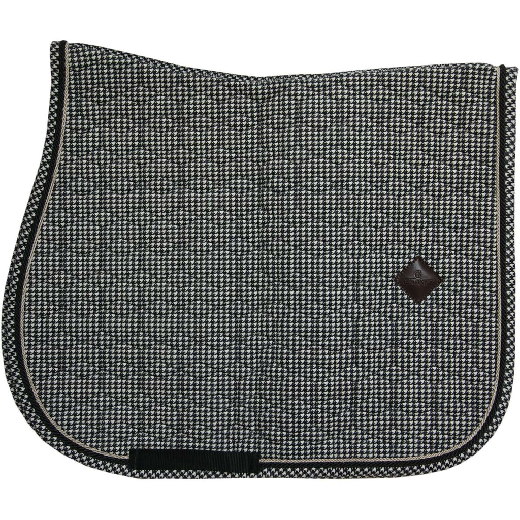 Kentucky Saddlepad Pied-de-Poule Jumping Black