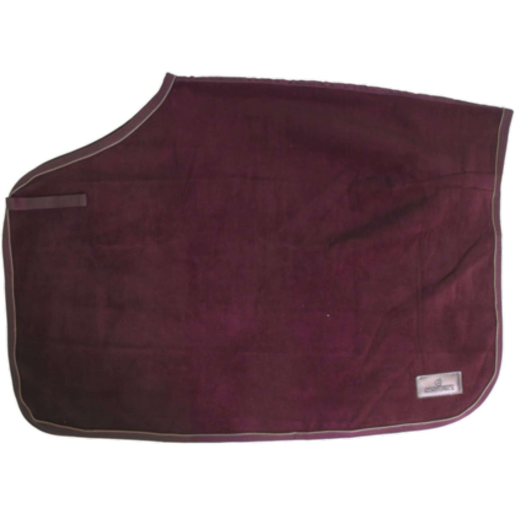 Kentucky Exercise Rug Square Heavy Fleece Bordeaux