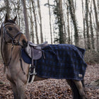 Kentucky Exercise Rug Square Heavy Fleece Dark blue