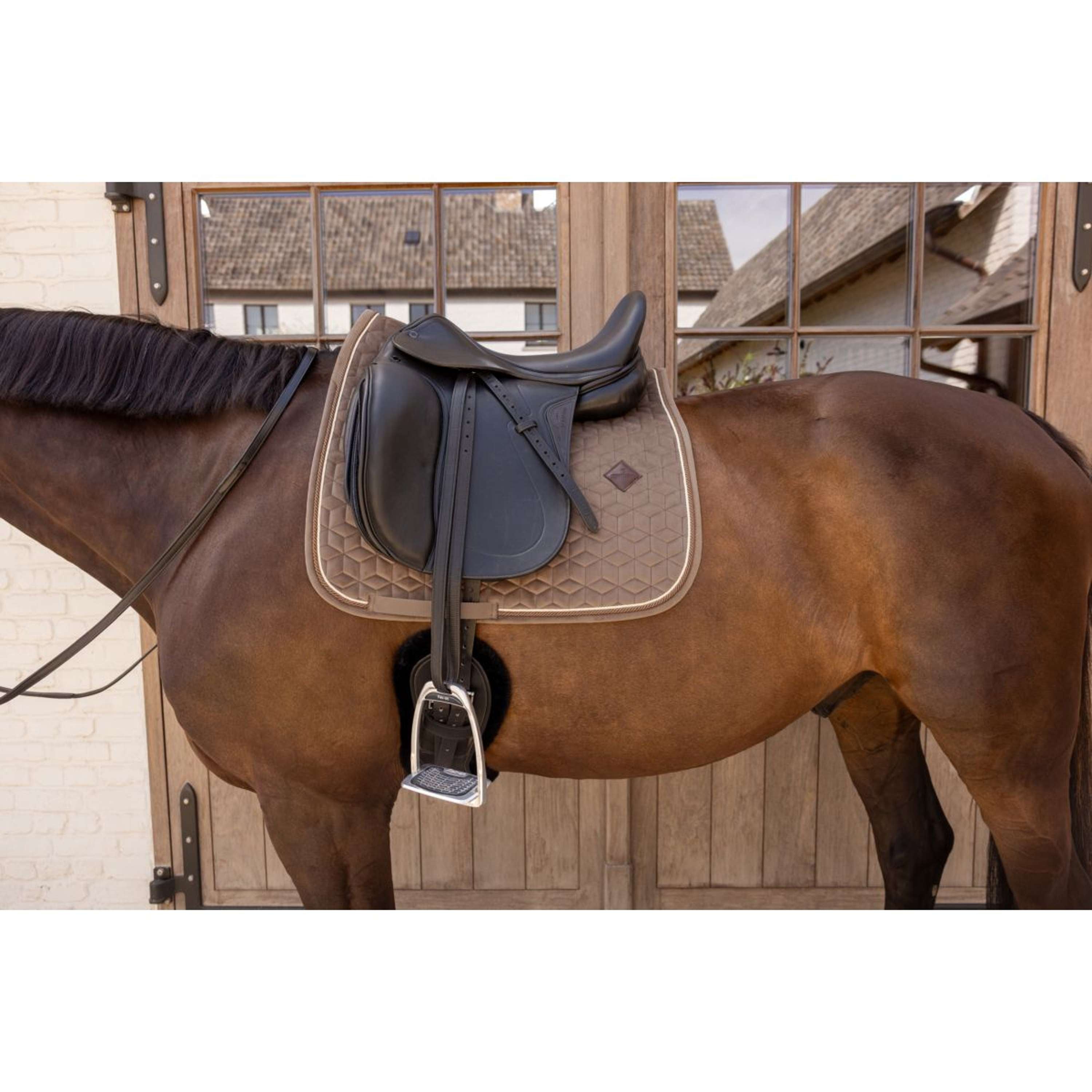 Kentucky Saddlepad Velvet Dressage Beige