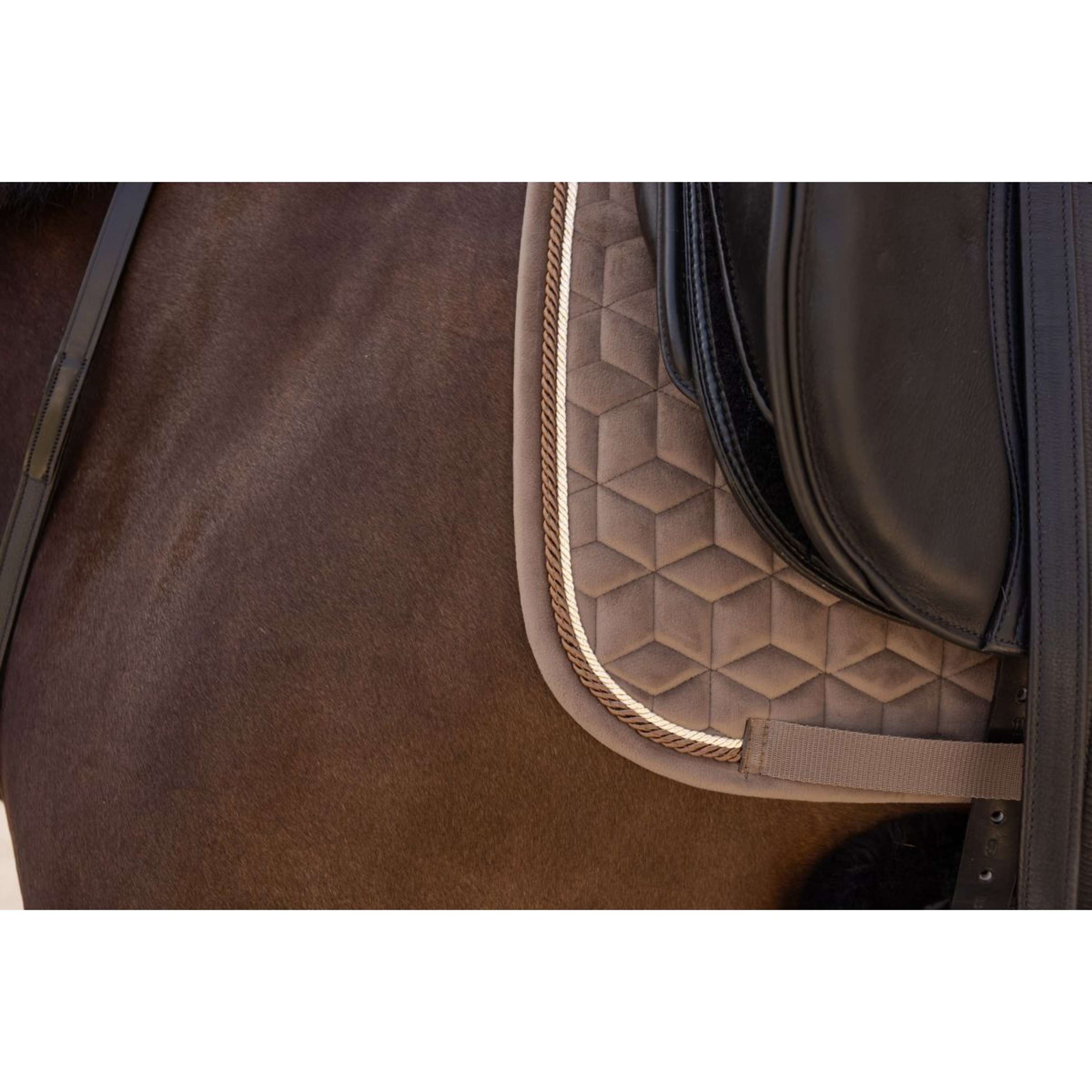 Kentucky Saddlepad Velvet Dressage Beige