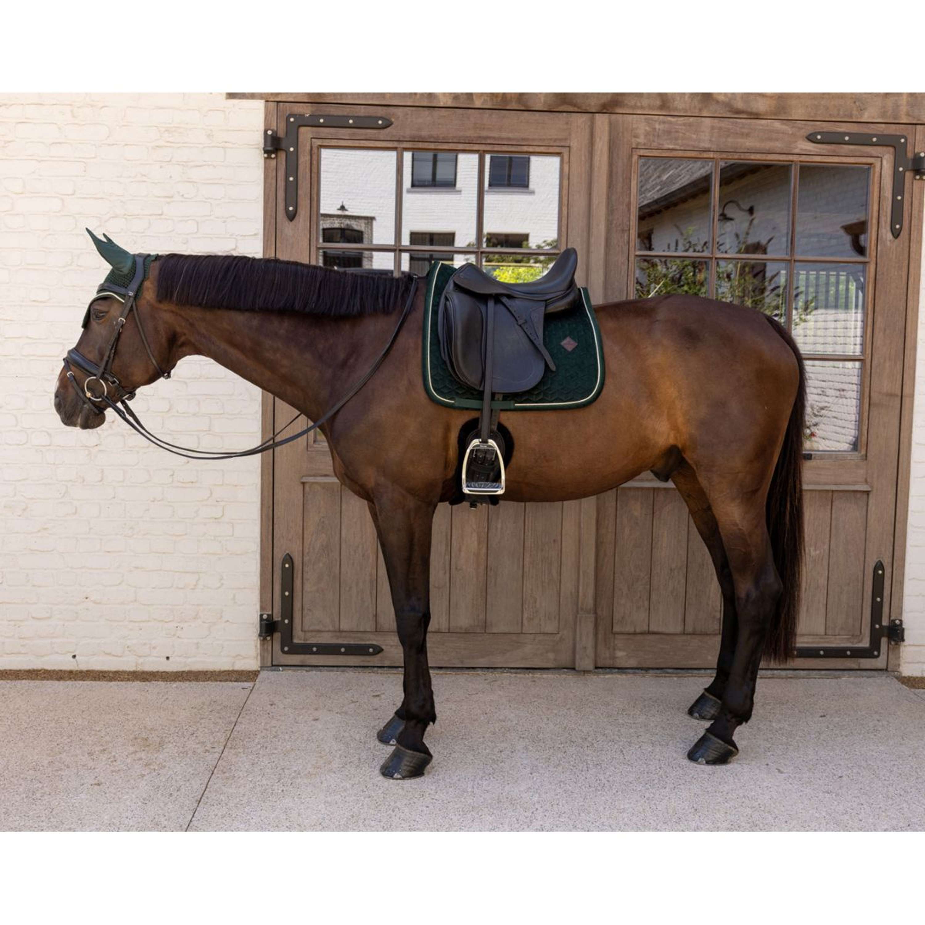 Kentucky Saddlepad Velvet Dressage Pine Green