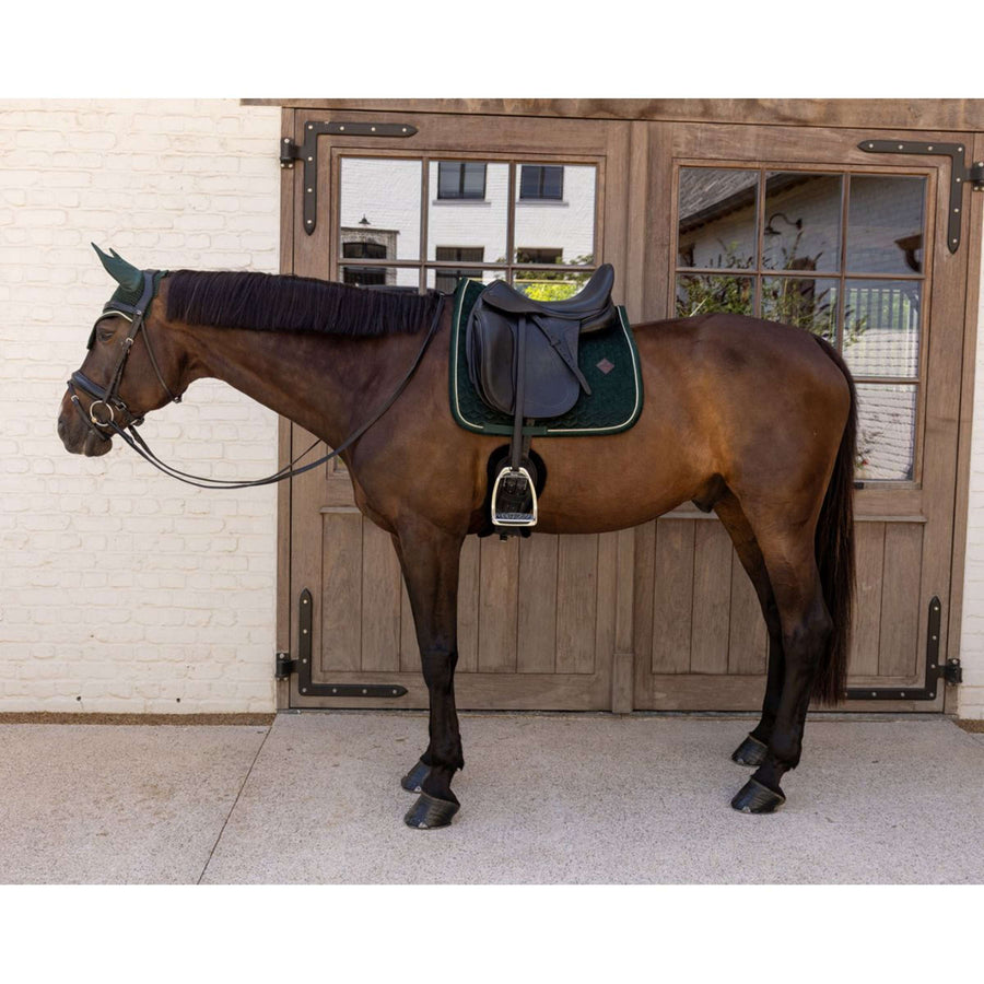 Kentucky Saddlepad Velvet Dressage Pine Green