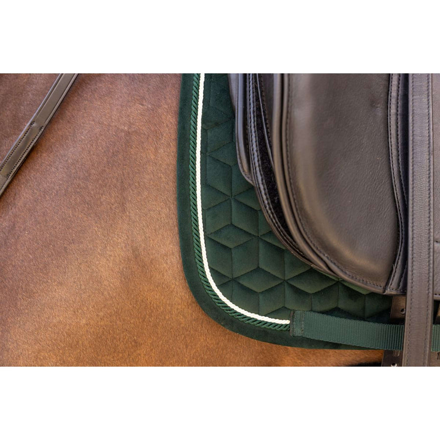 Kentucky Saddlepad Velvet Dressage Pine Green