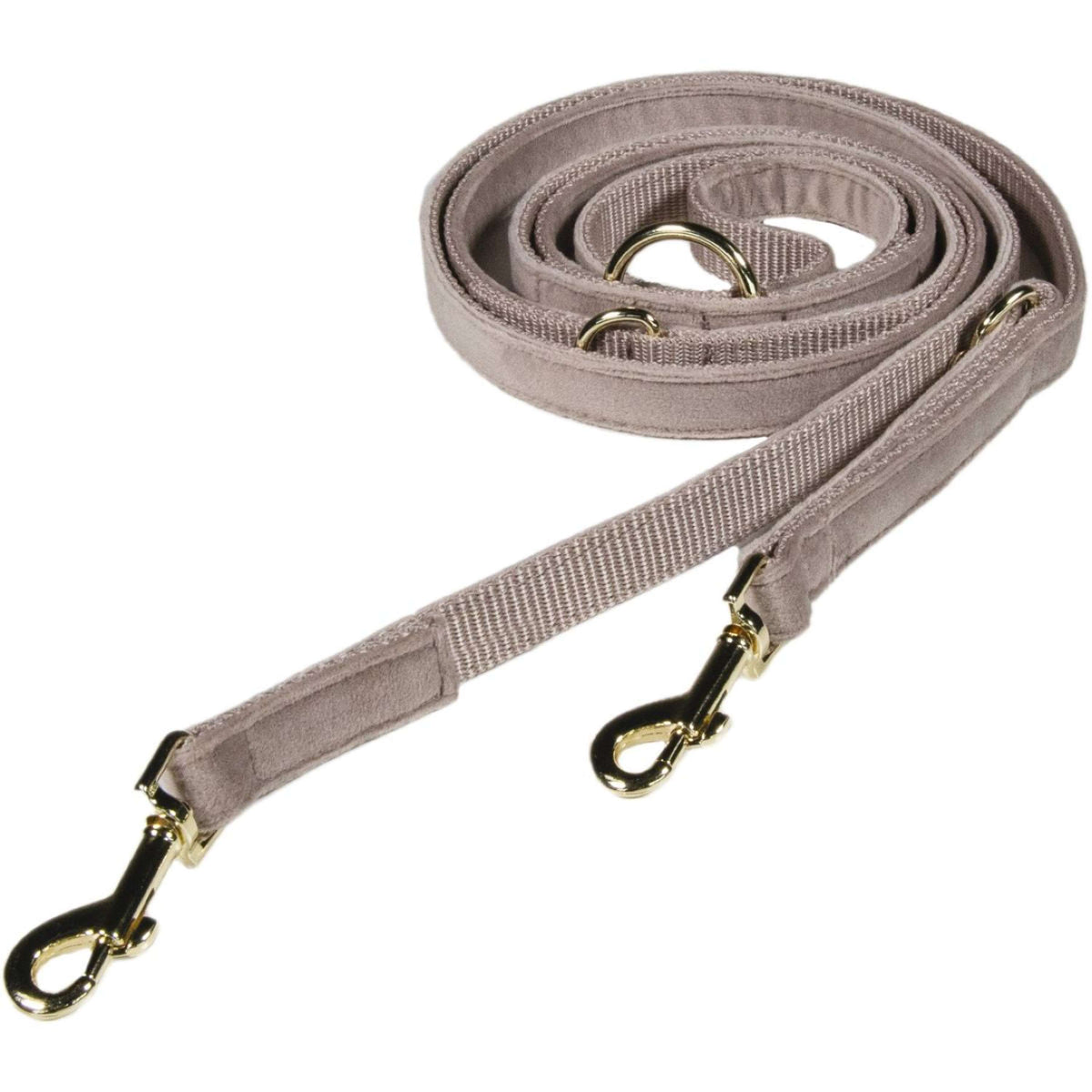 Kentucky Dog Leash Velvet Beige