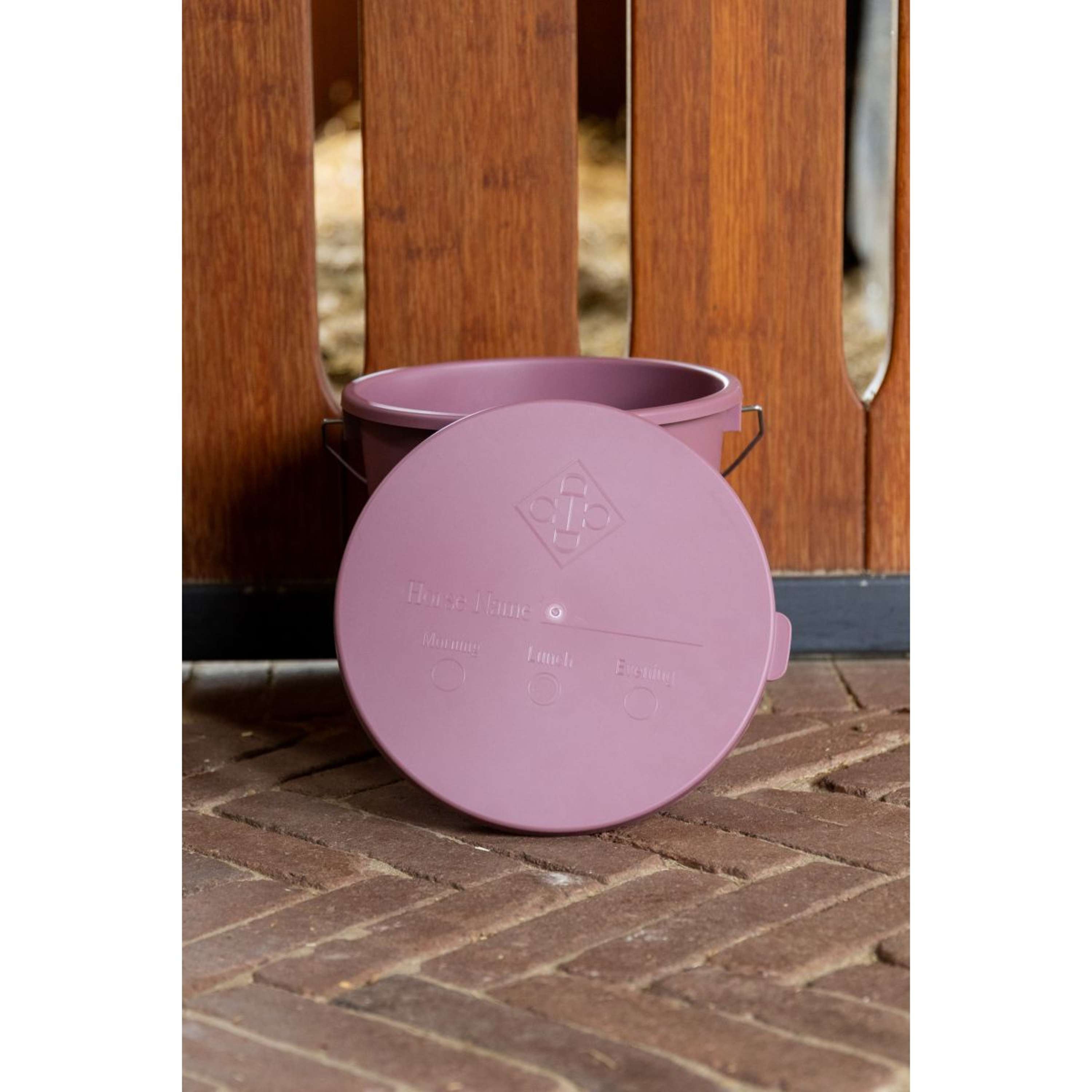 Kentucky Bucket with Lid Old Rose