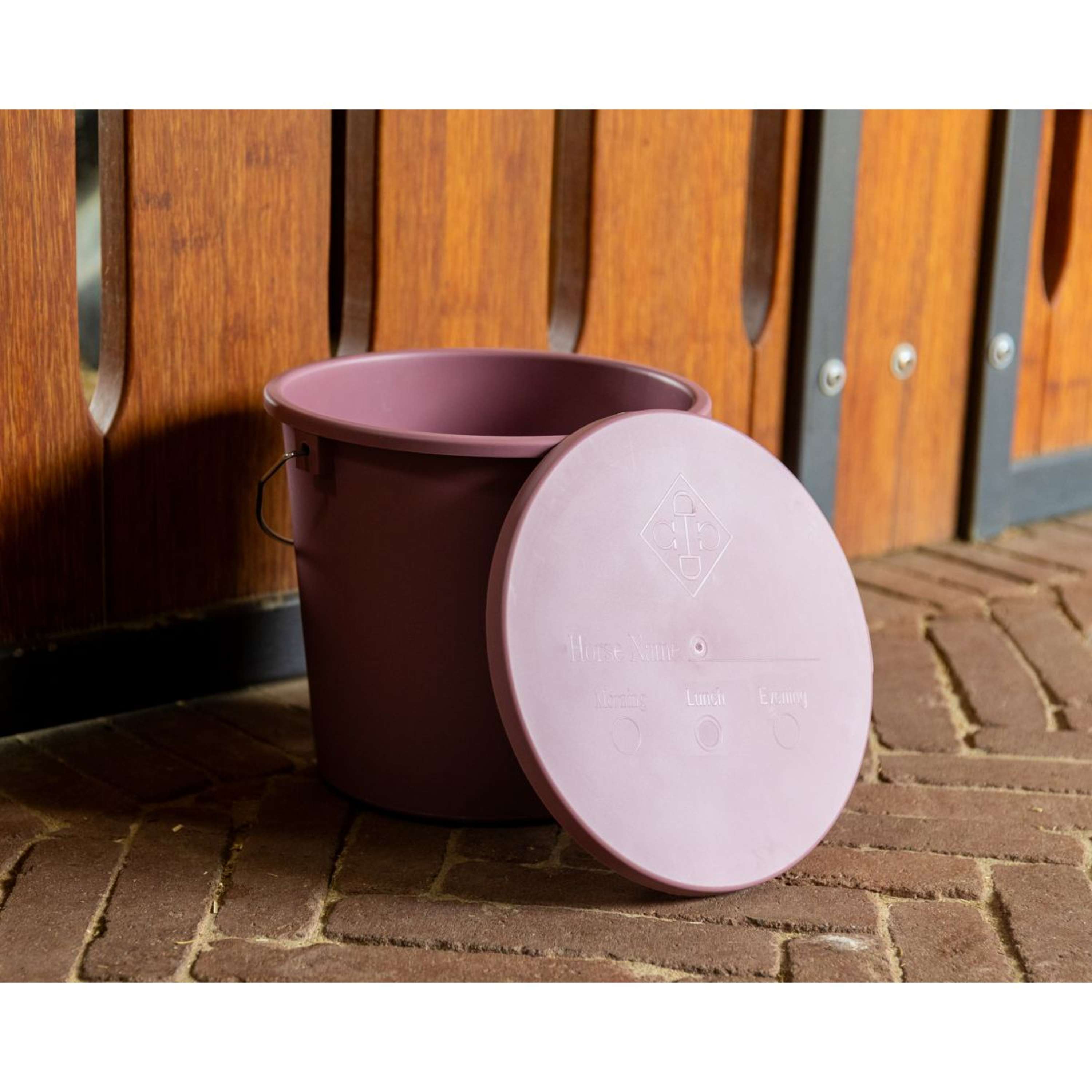Kentucky Bucket with Lid Old Rose