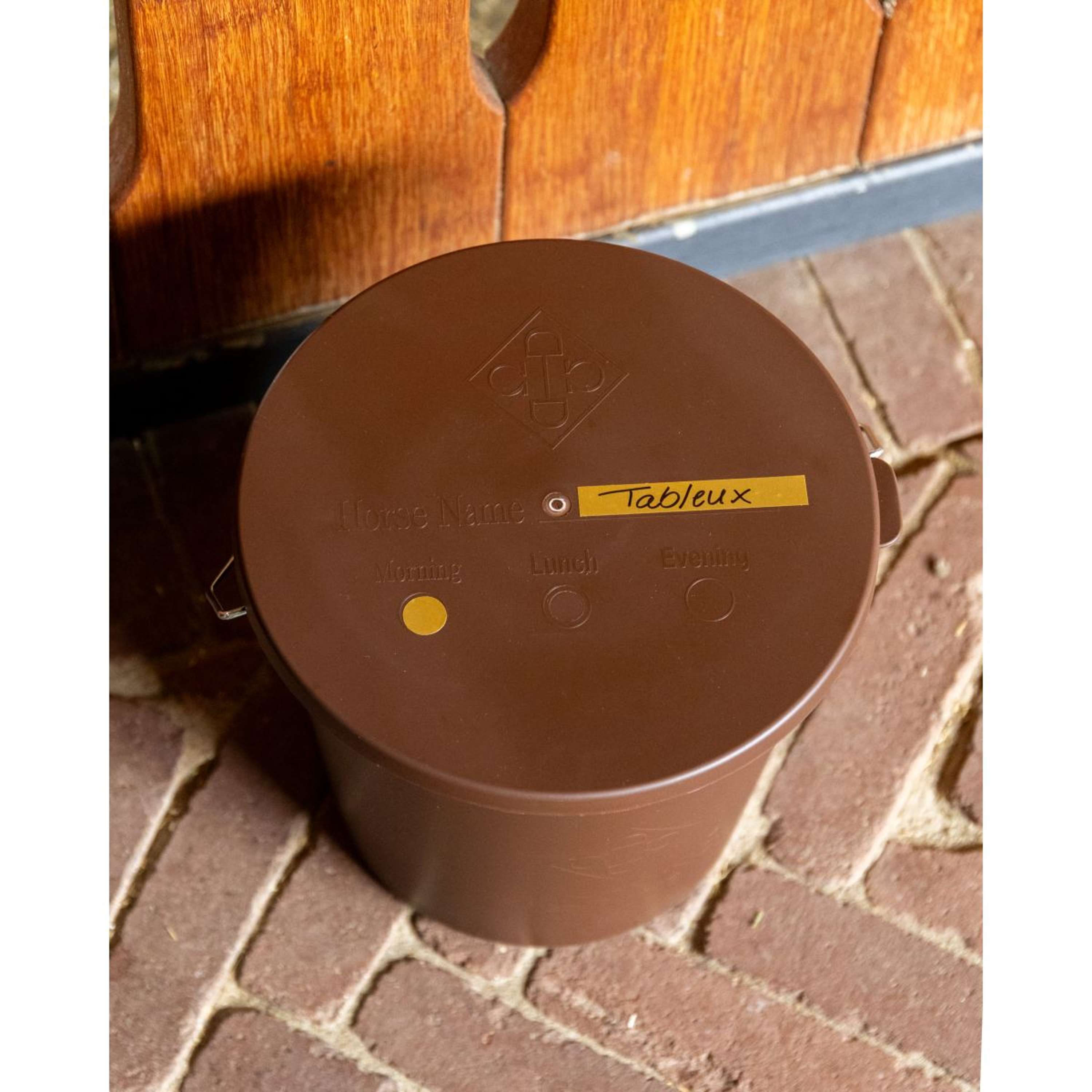 Kentucky Bucket with Lid Brown