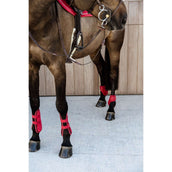 Kentucky Tendon Boots Bamboo Elastic Velvet Red