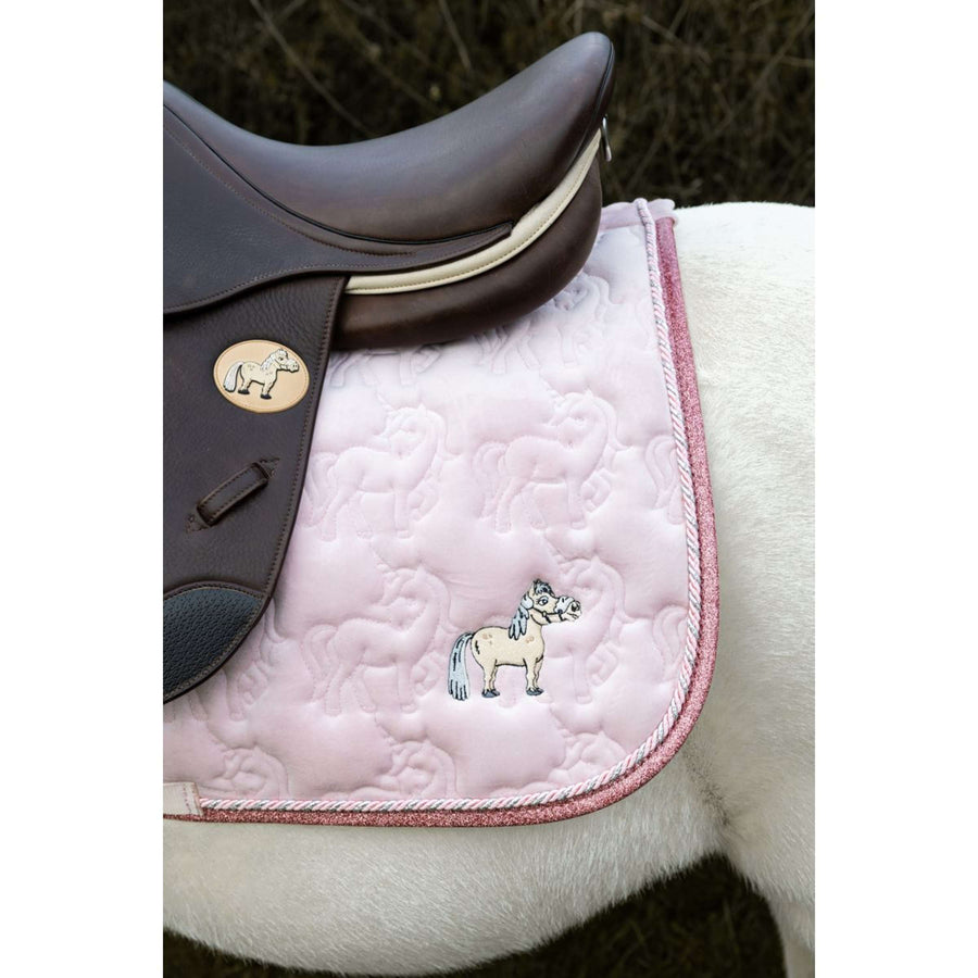 Kentucky Horsewear Saddlepad Glitter Unicorn Dressage Soft Rose