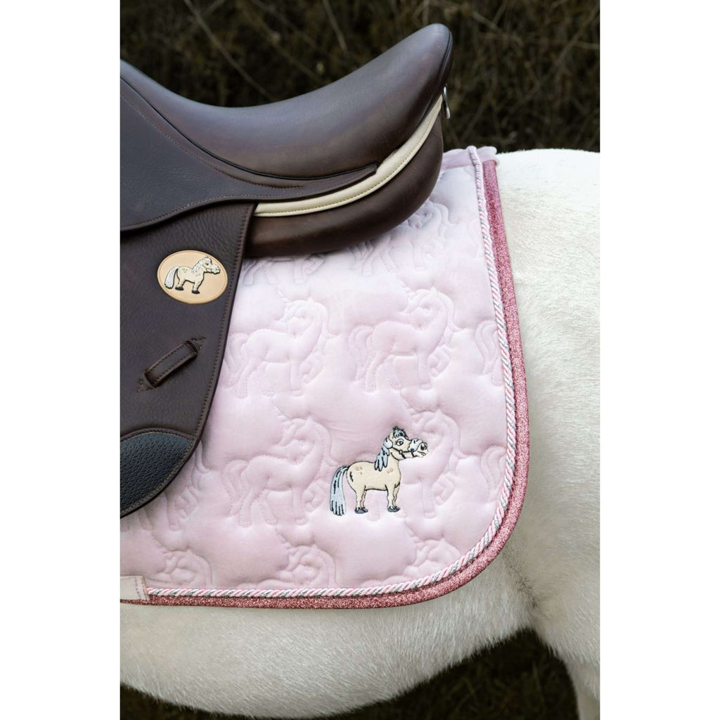 Kentucky Horsewear Saddlepad Glitter Unicorn Dressage Soft Rose
