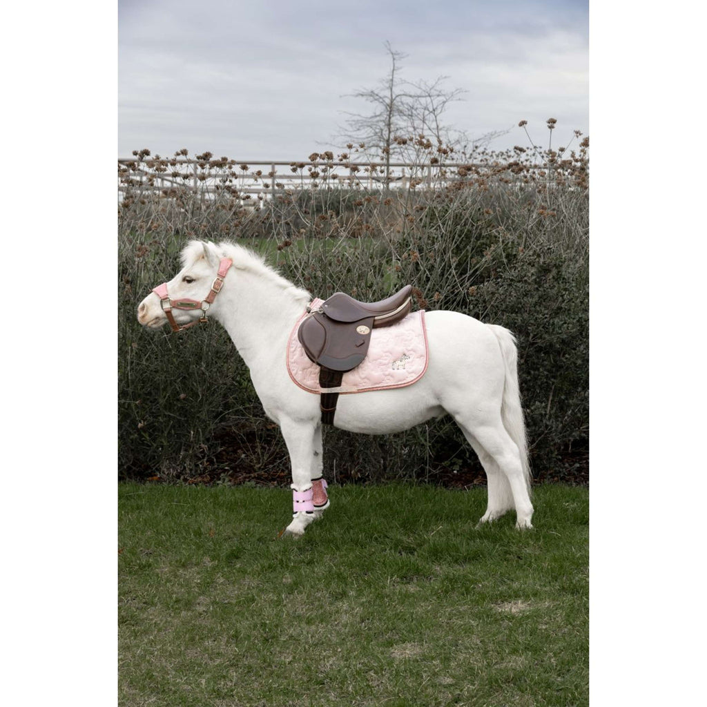 Kentucky Horsewear Saddlepad Glitter Unicorn Jumping Soft Rose