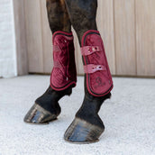 Kentucky Tendon Boots Bamboo Elastic Velvet Bordeaux