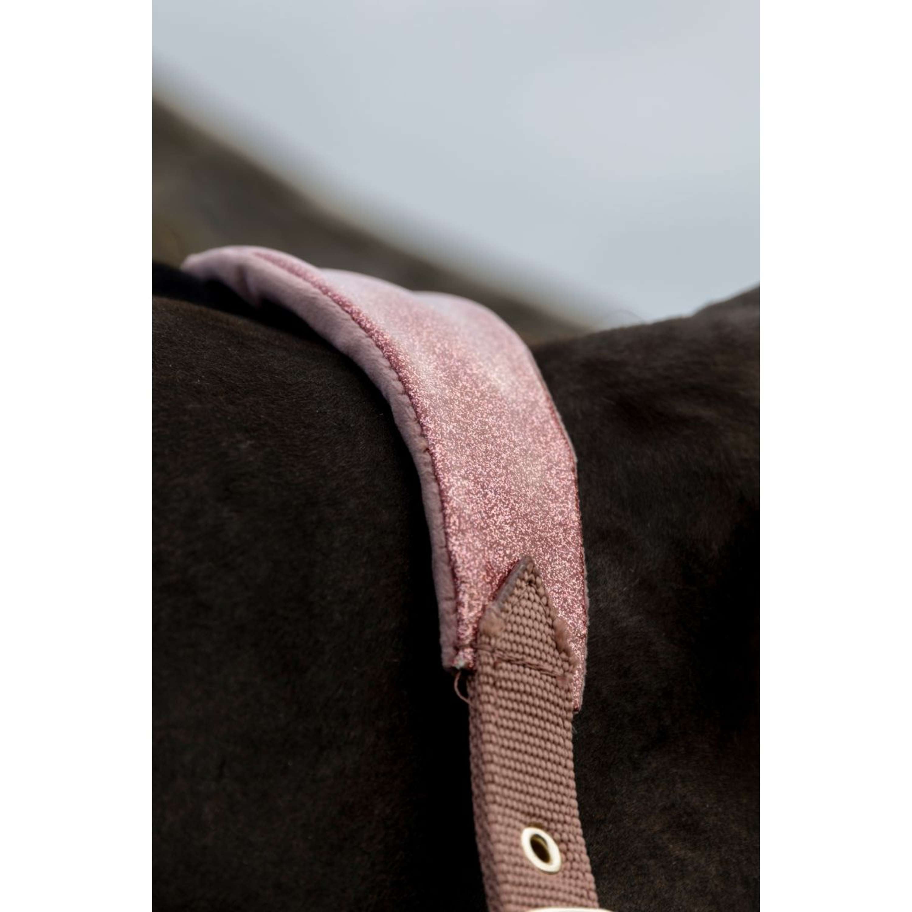 Kentucky Horsewear Halter Velvet Glitter Unicorn Old Rose