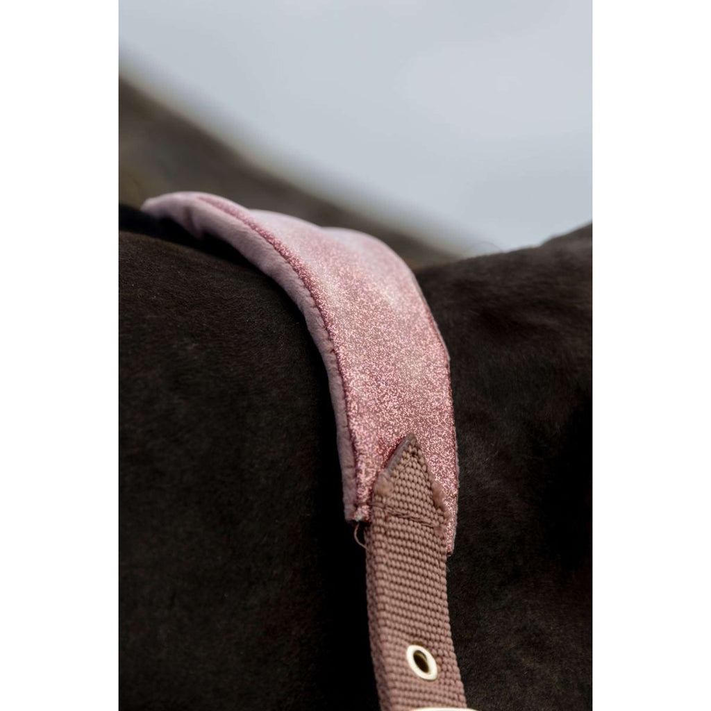 Kentucky Horsewear Halter Velvet Glitter Unicorn Old Rose